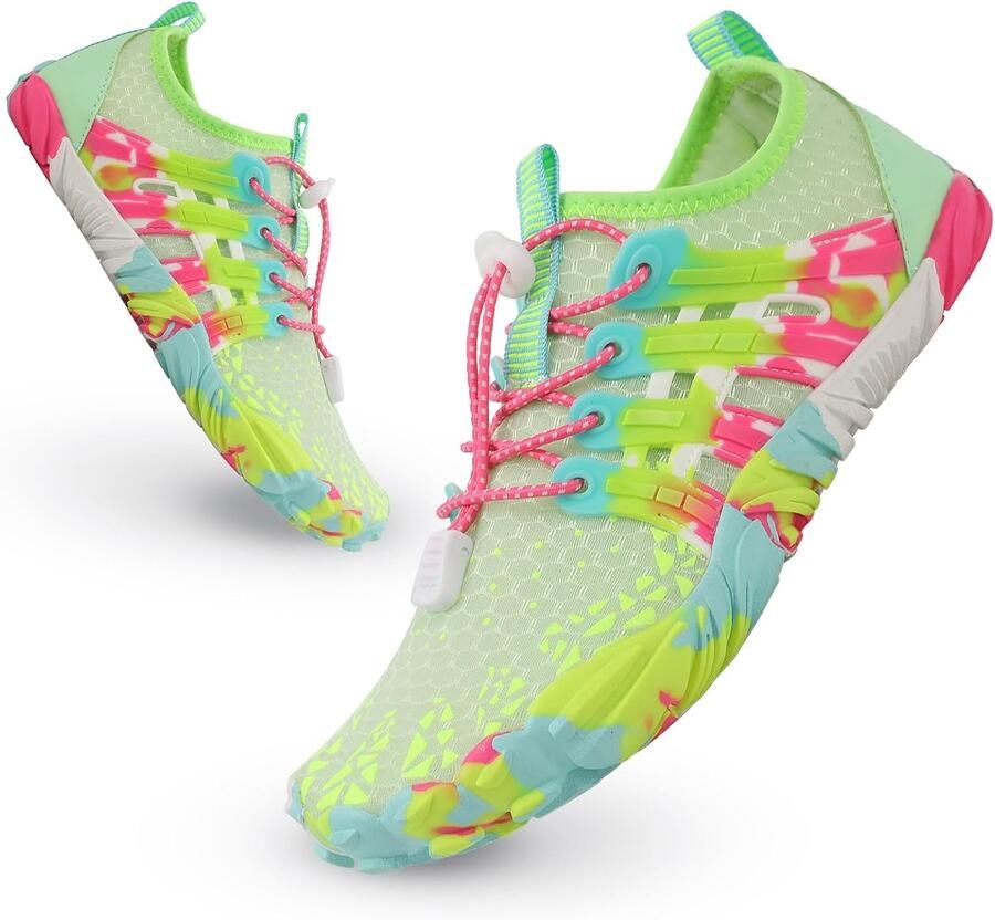 Waterschoenen voor kinderen en strandschoenen antislip blote voeten waterschoenen sneldrogend blote voeten zwembad aqua surfen zwem duiken sport