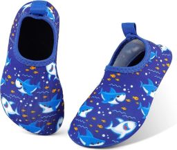 Thijox Waterschoenen Kinderen Antislip Sneldrogend Flexibel Ade d Spandex Rubberen Zool Voor en Zee Zwembad Strand Water
