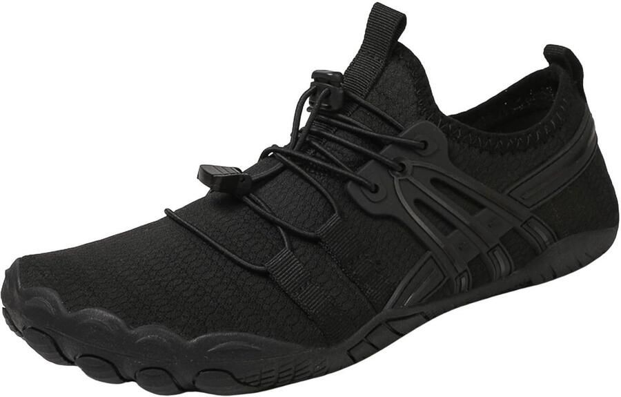 Waterschoenen voor nen en Geschikt voor Trekking en Zwem Zwart