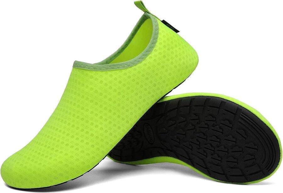 Waterschoenen voor nen en licht sneldrogend antislip voor duiken surfen strand Groen 40 41