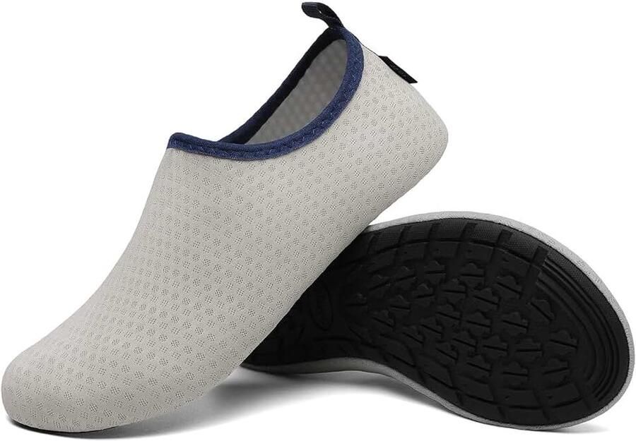 Waterschoenen voor nen en licht sneldrogend antislip voor duiken surfen strand Taupe grijs 46 47