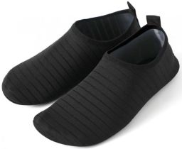 Waterschoenen voor Volwassenen Watersokken Dunne Waterschoenen Anti-Slip Zwemschoenen en zwart