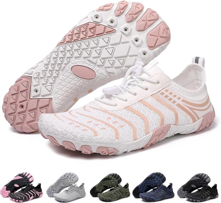 Waterschoenen Wit 40 EU Sneldrogende Antislip Strandschoenen Voor Dames