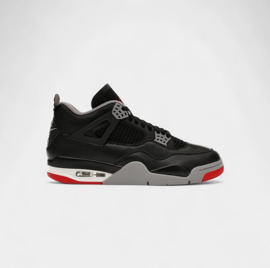 Nike Hoge Sneakers Jordan 4 Retro Bred Reimagined