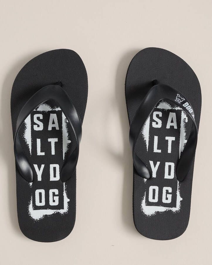 WE Fashion Jongens teenslippers met opdruk