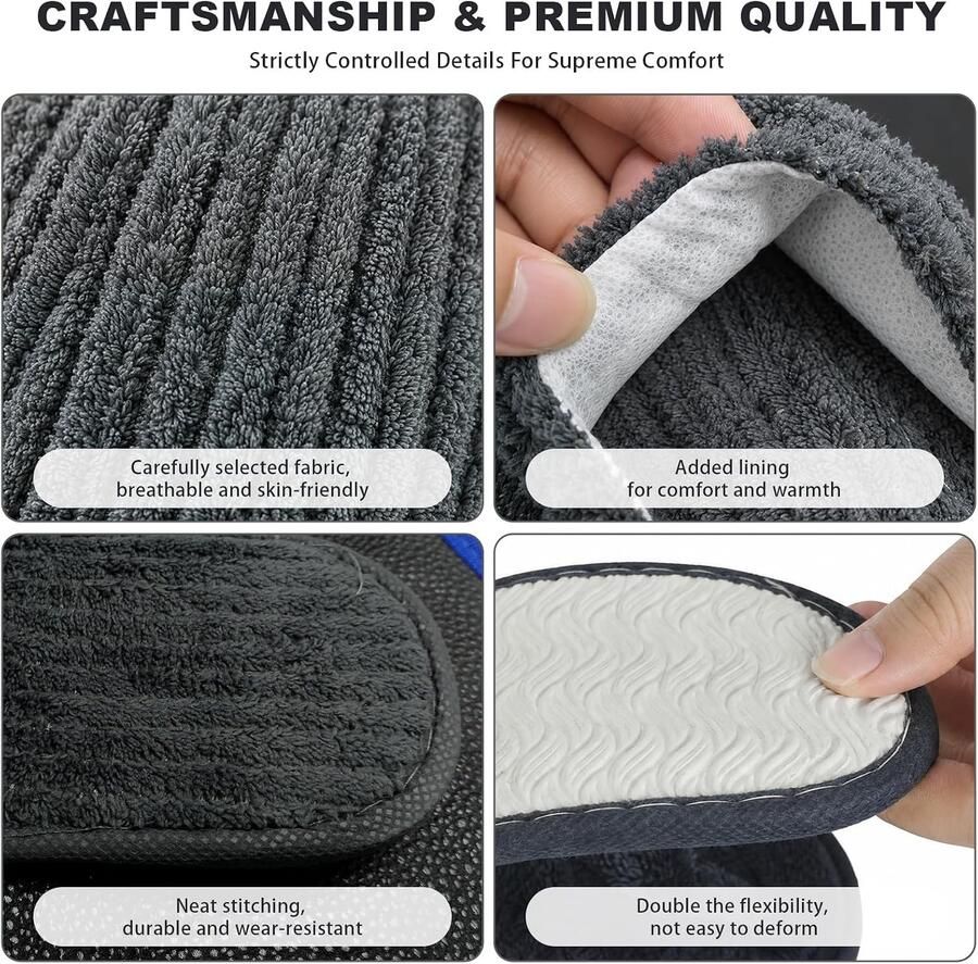 Wegwerpslippers van fleece antislip voor hotel horeca en gasten multicolor