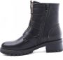 Weloveshoes SmileFavorites® Biker boots met Hak Imitatieleer Zwart - Thumbnail 1