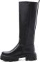 Weloveshoes SmileFavorites® Laarzen Chelsea boots met Hak Imitatieleer Zwart - Thumbnail 1