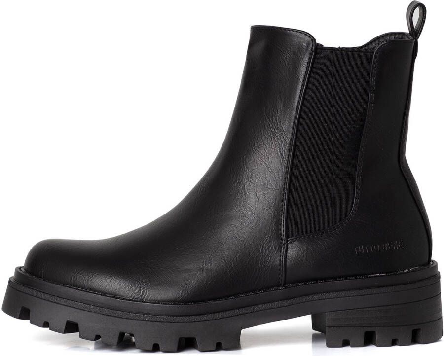 Weloveshoes Smile Favorites Dames Chelsea boots Zwart Imitatieleer