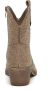 Weloveshoes Cyber Monday Deal Dames Cowboylaarzen met Hak Kort Suedine Khaki - Thumbnail 1