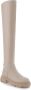 Weloveshoes Cyber Monday Deal Dames Laarzen Imitatieleer Beige - Thumbnail 1