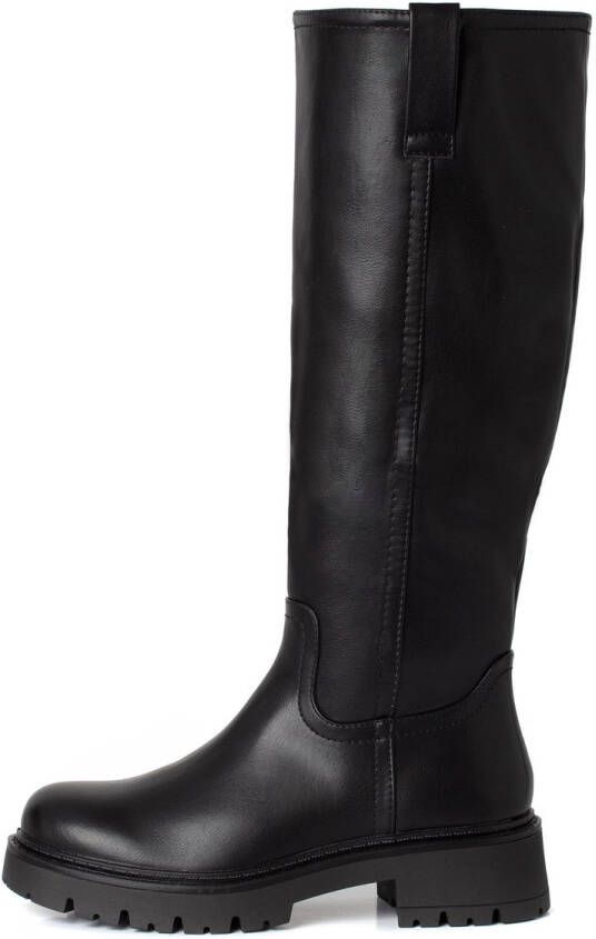 Weloveshoes Smile Favorites Dames Laarzen Boots Zwart Imitatieleer