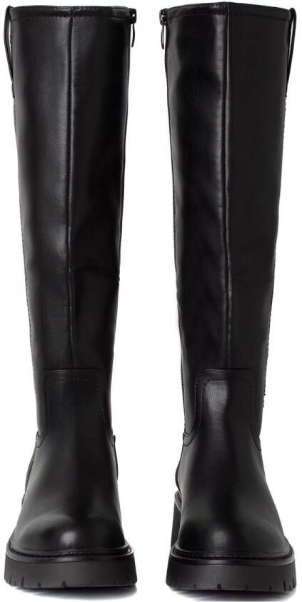 Weloveshoes Smile Favorites Dames Laarzen Boots Zwart Imitatieleer