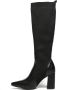 Weloveshoes Black Friday Deal Dames Laarzen met Hak Imitatieleer Zwart - Thumbnail 2