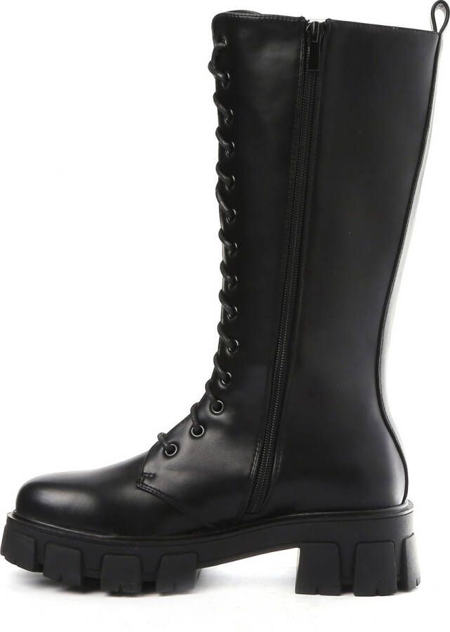 Weloveshoes Black Friday Deal Veterboots Western Imitatieleer Zwart - Foto 3