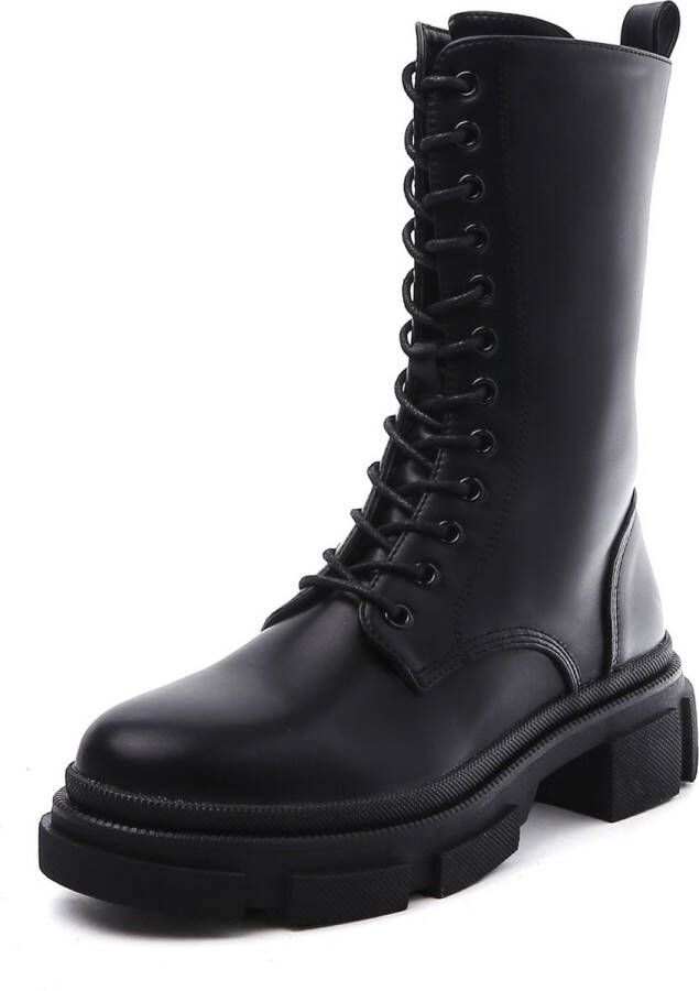 Weloveshoes Black Friday Deal Veterboots Western Imitatieleer Zwart