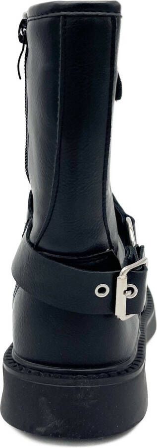 Weloveshoes Smile Favorites Meisjes Boots Zwart Imitatieleer
