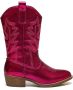 Weloveshoes Smile Favorites Meisjes Cowboylaarzen met Hak Roze Imitatieleer - Thumbnail 2