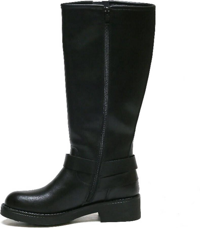 Weloveshoes SmileFavorites Biker boots Imitatieleer Zwart