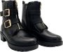 Weloveshoes SmileFavorites Biker boots Zwart Imitatieleer - Thumbnail 1