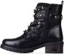 Weloveshoes SmileFavorites® Biker boots met Hak Imitatieleer Zwart - Thumbnail 1