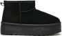 Weloveshoes Smile Favorites Dames Boots Zwart Suedine - Thumbnail 3