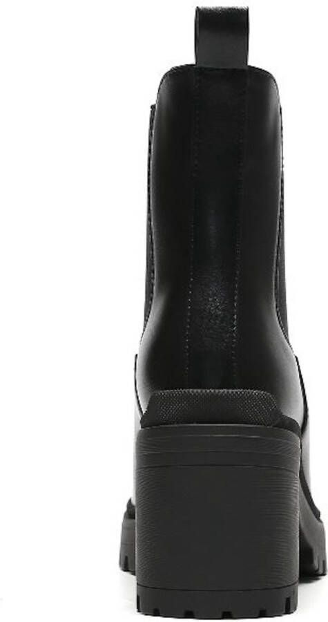 Weloveshoes SmileFavorites Chelsea boots Imitatieleer Zwart