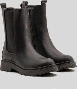 Weloveshoes SmileFavorites Chelsea boots Imitatieleer Zwart