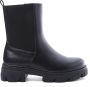 Weloveshoes SmileFavorites Chelsea boots met Hak Imitatieleer Zwart - Thumbnail 1