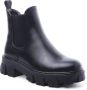 Weloveshoes SmileFavorites® Chelsea boots met Hak Imitatieleer Zwart - Thumbnail 1