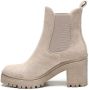 Weloveshoes Black Friday Deal Chelsea boots Western Suedine Beige - Thumbnail 2