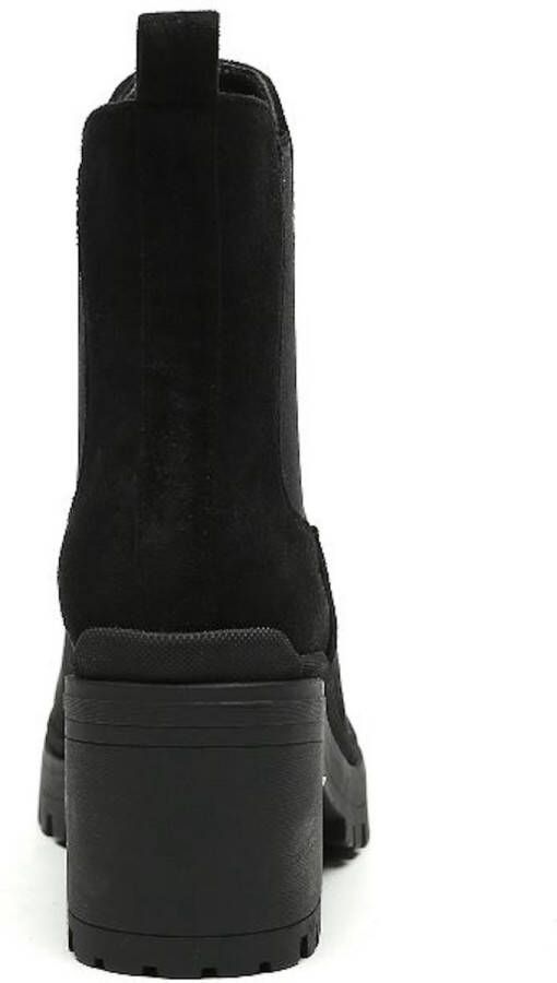 Weloveshoes Black Friday Deal Chelsea boots Western Suedine Zwart