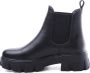 Weloveshoes SmileFavorites® Chelsea boots met Hak Imitatieleer Zwart - Thumbnail 2
