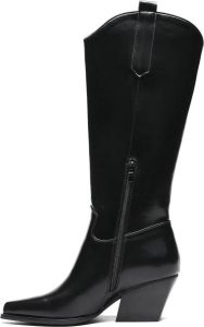 Weloveshoes SmileFavorites Cowboylaarzen met Hak Imitatieleer Zwart