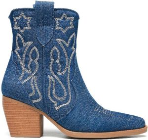 Weloveshoes SmileFavorites Cowboylaarzen met Hak Kort