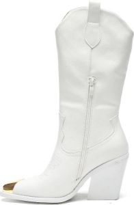 Weloveshoes SmileFavorites Cowboylaarzen Western Imitatieleer Wit