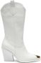 Weloveshoes Black Friday Deal Dames Cowboylaarzen Western Imitatieleer Wit - Thumbnail 3