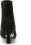Weloveshoes Smile Favorites Dames Enkellaarzen met Hak Zwart Suedine - Thumbnail 1