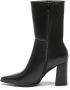 Weloveshoes Black Friday Deal Dames Laarzen met Hak Imitatieleer Zwart - Thumbnail 3