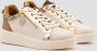 Weloveshoes Cyber Monday Deal Dames Sneakers Imitatieleer Beige - Thumbnail 2