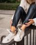 Weloveshoes Cyber Monday Deal Dames Sneakers Imitatieleer Beige - Thumbnail 1