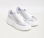 Weloveshoes Cyber Monday Deal Dames Sneakers Imitatieleer Zilver - Thumbnail 1