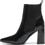 Weloveshoes Cyber Monday Deal Dames Enkellaarzen Imitatieleer Zwart - Thumbnail 3