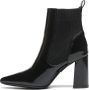 Weloveshoes Cyber Monday Deal Dames Enkellaarzen Imitatieleer Zwart - Thumbnail 1