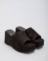 Weloveshoes SmileFavorites Instappers slippers Zwart Imitatieleer - Thumbnail 2