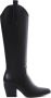 Weloveshoes Black Friday Deal Dames Laarzen met Hak Imitatieleer Zwart - Thumbnail 2
