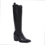 Weloveshoes Black Friday Deal Dames Laarzen met Hak Imitatieleer Zwart - Thumbnail 1