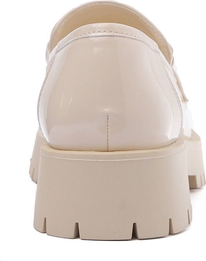 Weloveshoes SmileFavorites Loafers & Espadrilles Western Beige Imitatieleer