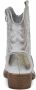 Weloveshoes Smile Favorites Meisjes Cowboylaarzen met Hak Kort Zilver Imitatieleer - Thumbnail 2