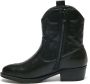 Weloveshoes Smile Favorites Meisjes Cowboylaarzen met Hak Kort Zwart Imitatieleer - Thumbnail 3